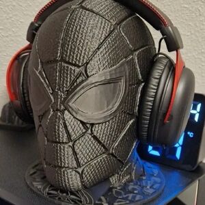Spider Man Bust and Headphone Holder